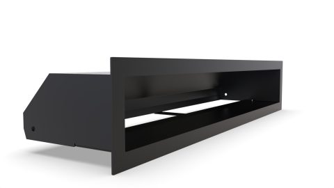 Grila neagra 90x480 Luft 120