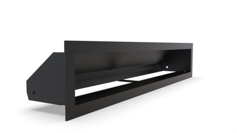 Grila neagra 90x480 Luft 80