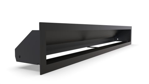 Grila neagra 90x650 Luft 80