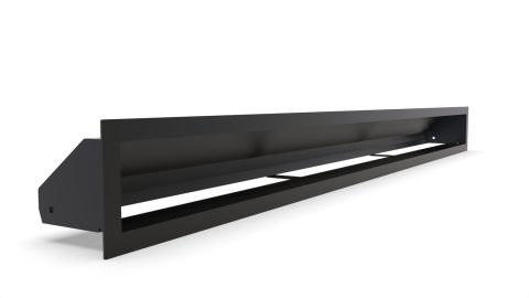 Grila neagra tunel 90x1000x80