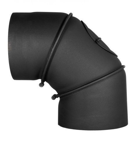 Cot reglabil 90° cu vizitare Ø 150 mm